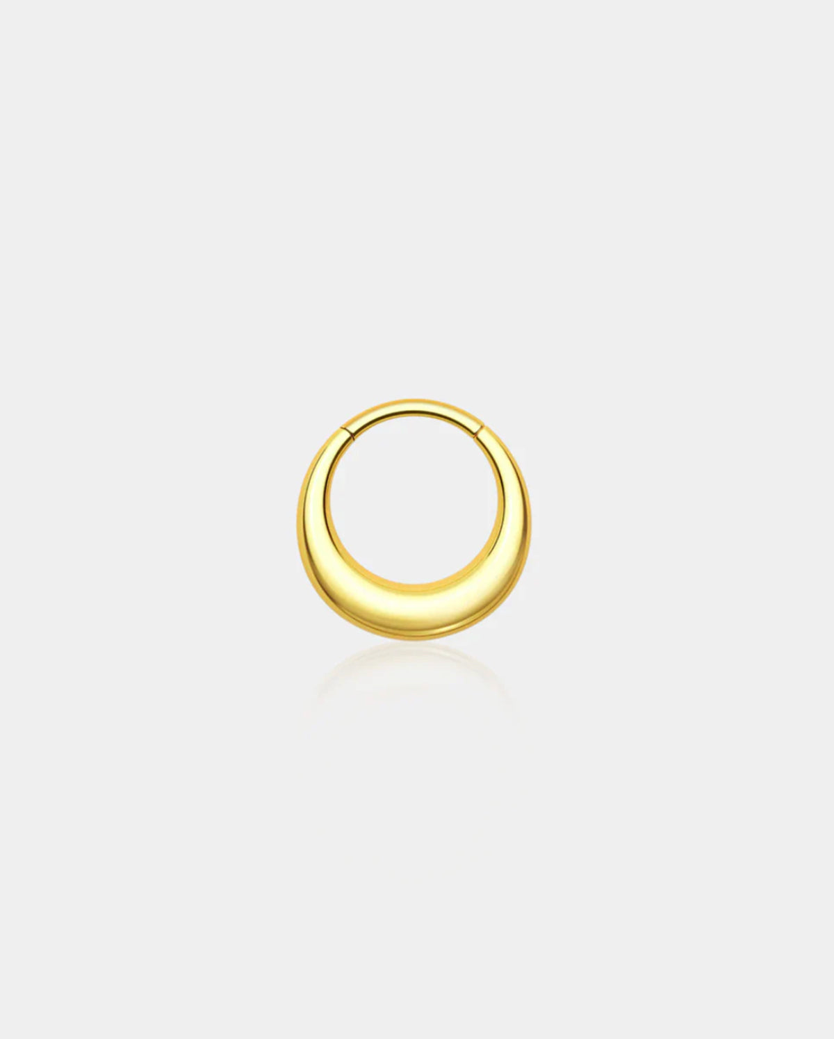 Stainless Steel Hinged Segment Septum Ring with Seamless Design