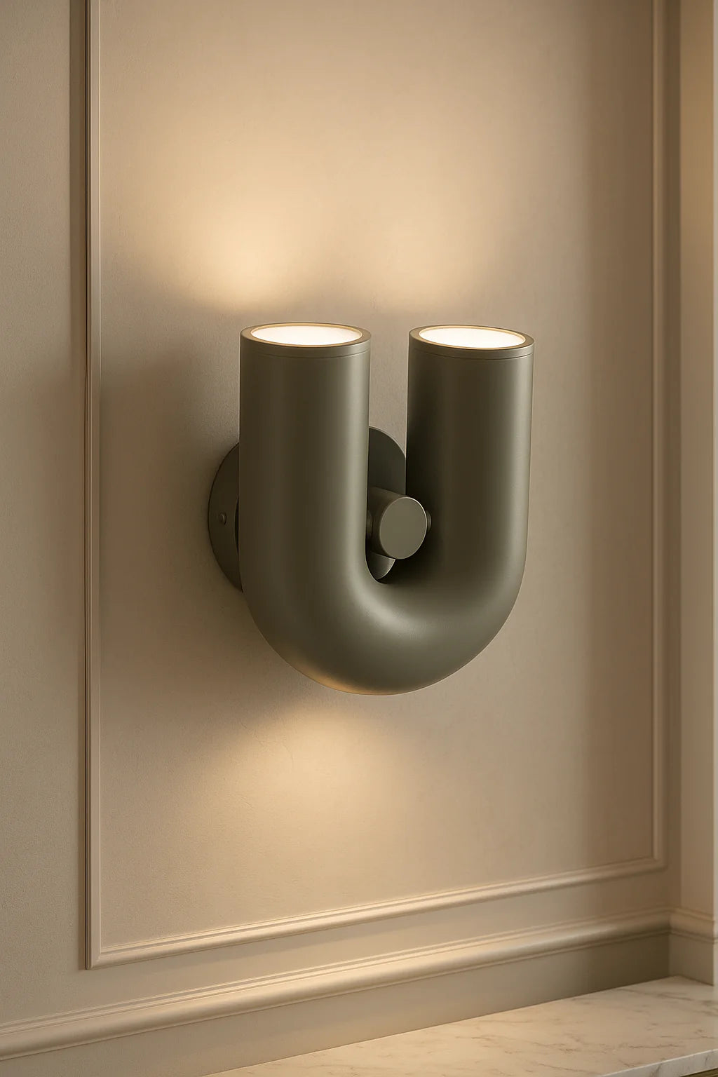 Modern Wall Light U-Shaped Design, Indoor Lighting