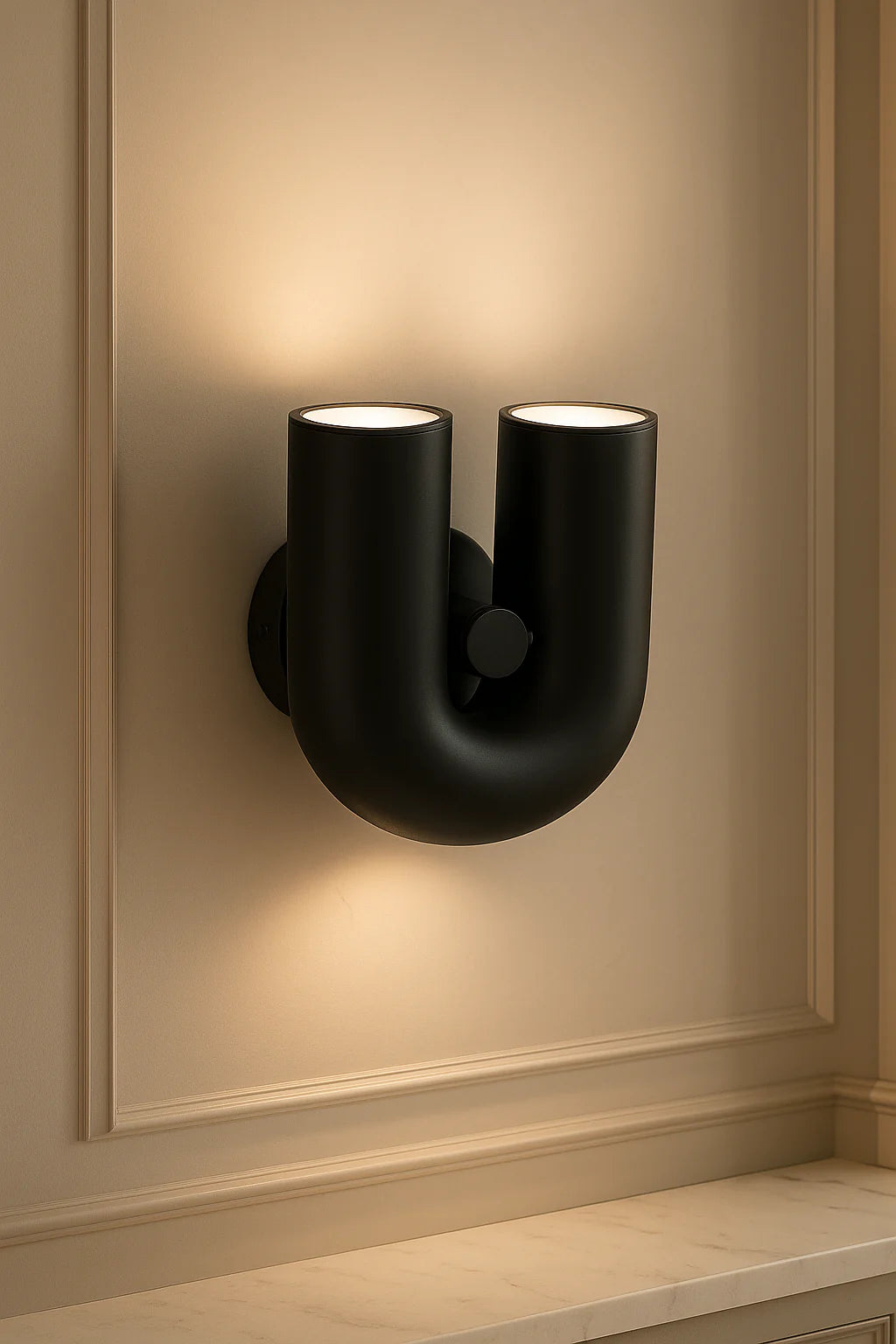 Modern Wall Light U-Shaped Design, Indoor Lighting