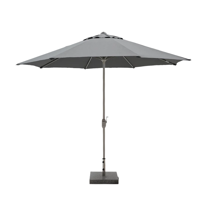 Outdoor Umbrella 220cm Round, Crank Lift & Tilt, Patio Shade