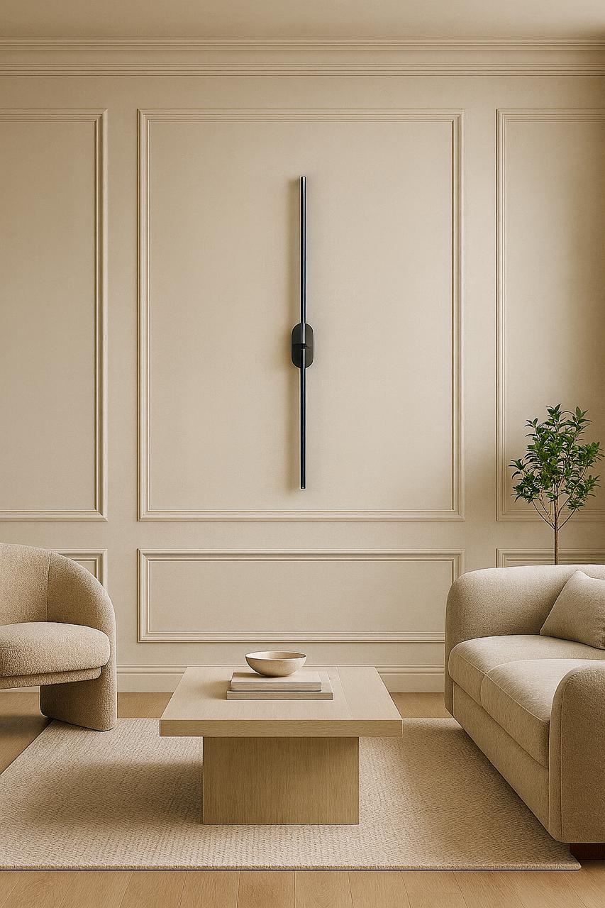 Slim Wall Light Vertical Design, Ambient Wall Lighting