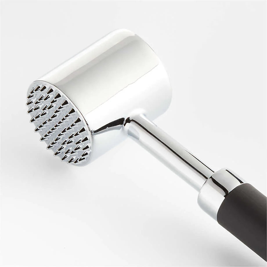 Soft-Touch Meat Tenderizer Dual-Sided, Flatten & Tenderize