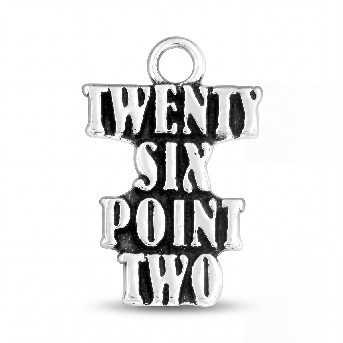 Sterling Silver Marathon Distance Charm with Jump Ring
