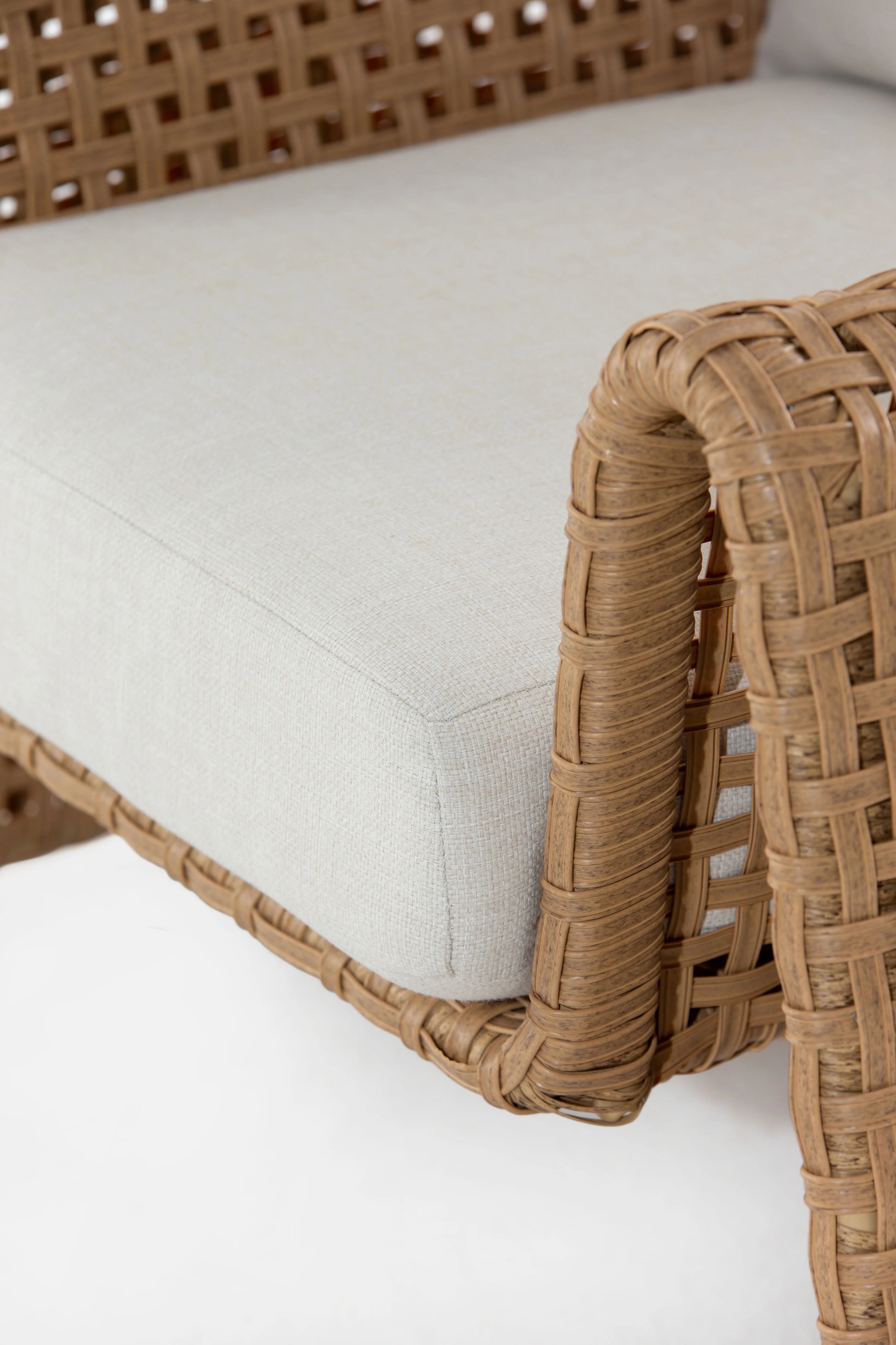 Outdoor Lounge Set Honey Brown 3-Piece, Patio Seating