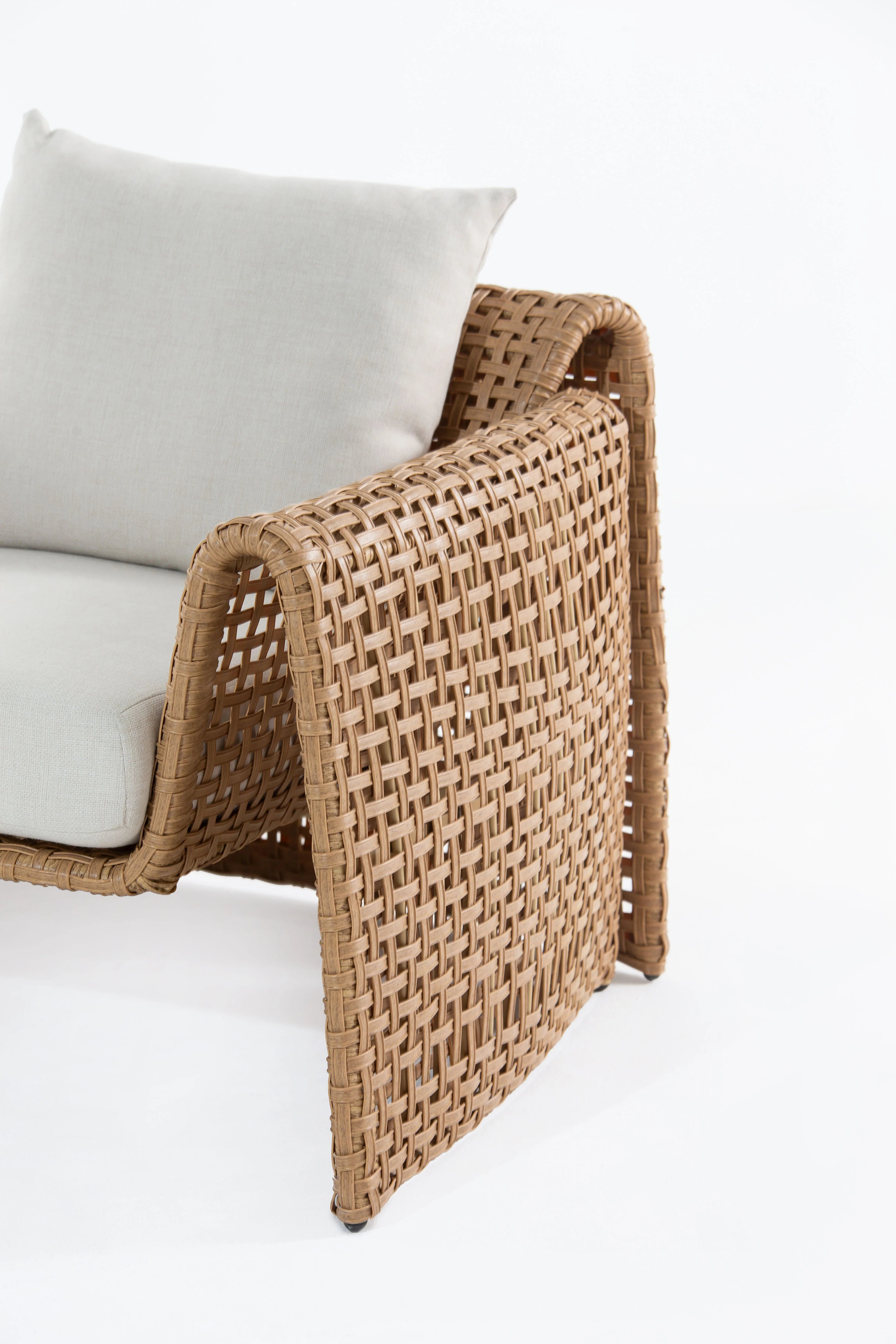 Outdoor Lounge Set Honey Brown 3-Piece, Patio Seating