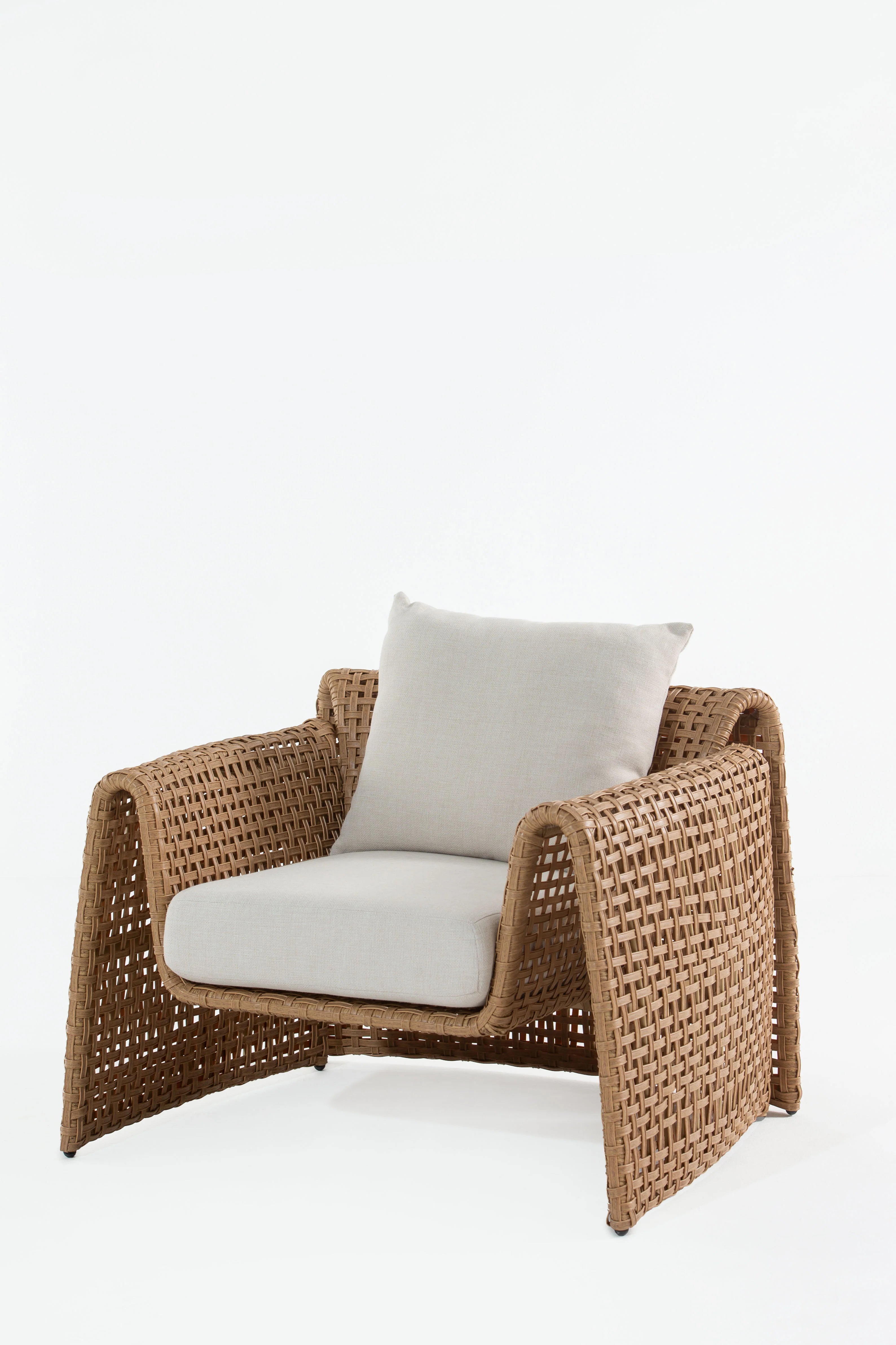 Outdoor Lounge Set Honey Brown 3-Piece, Patio Seating