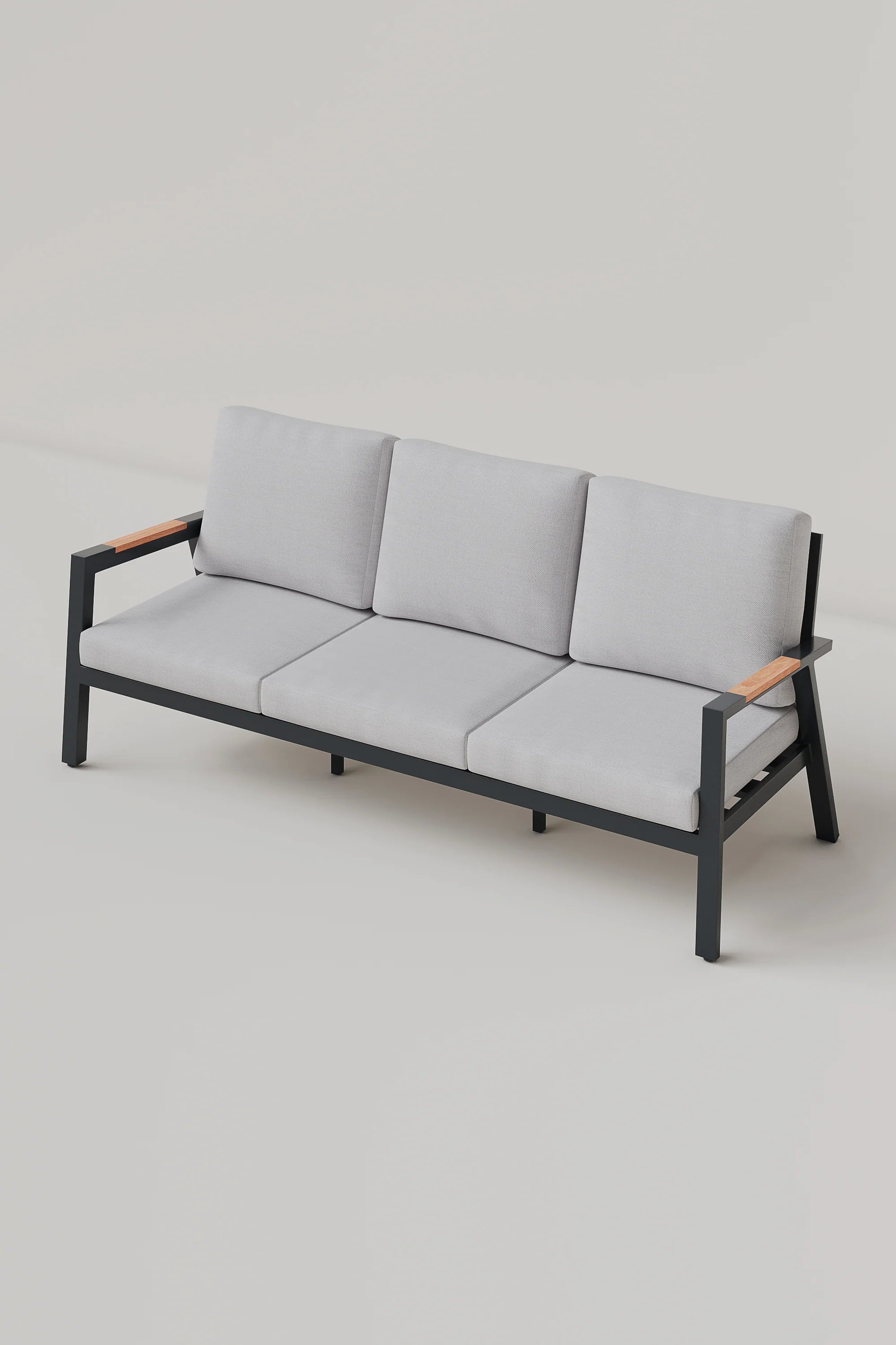 Outdoor Lounge Set Aluminum 4-Piece, Dining & Seating