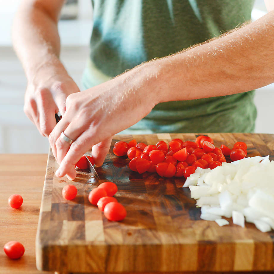 Rectangular End Grain Cutting Board, Heavy-Duty Prep