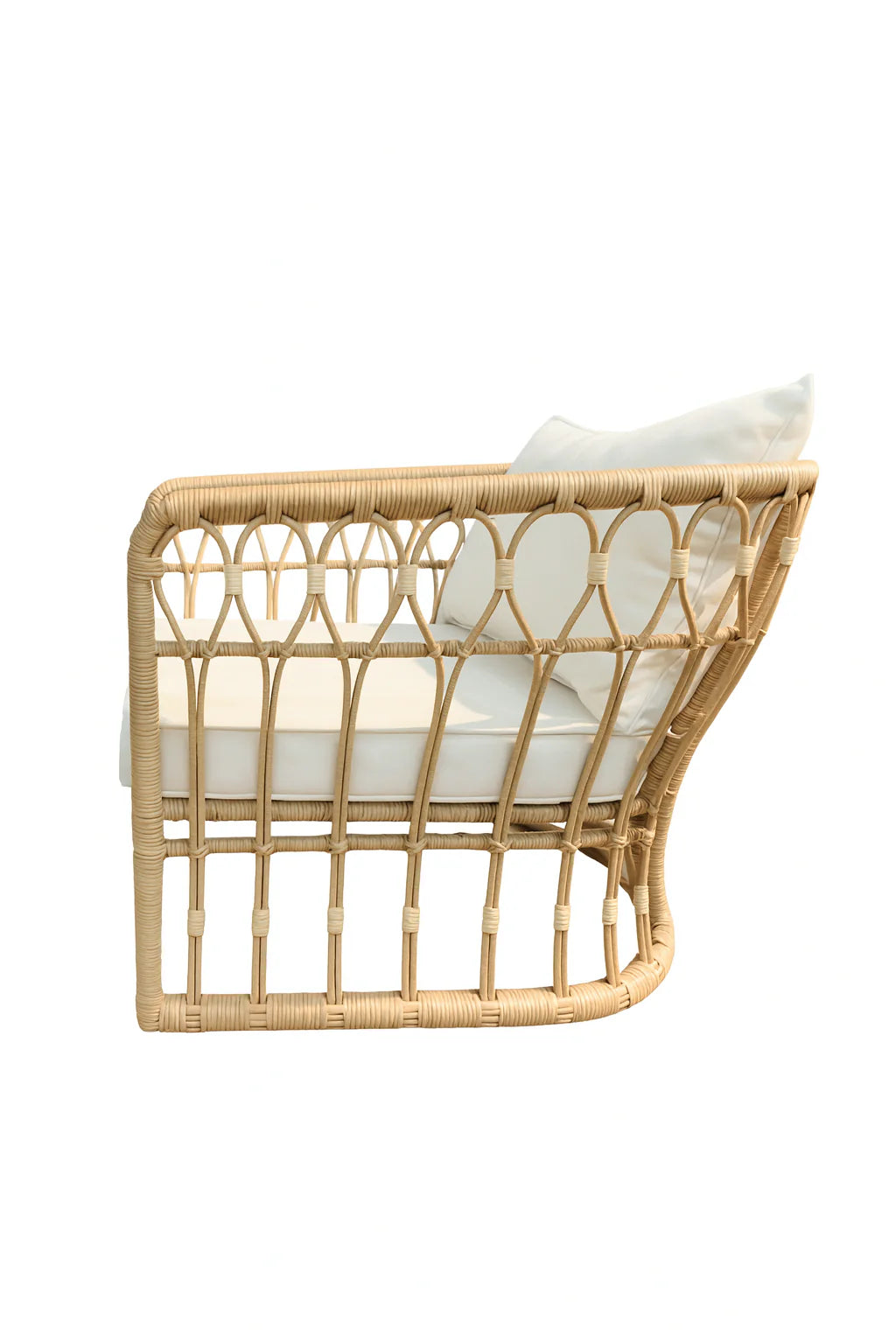 Outdoor Lounge Set 3-Piece, Wicker Frame, Patio Seating