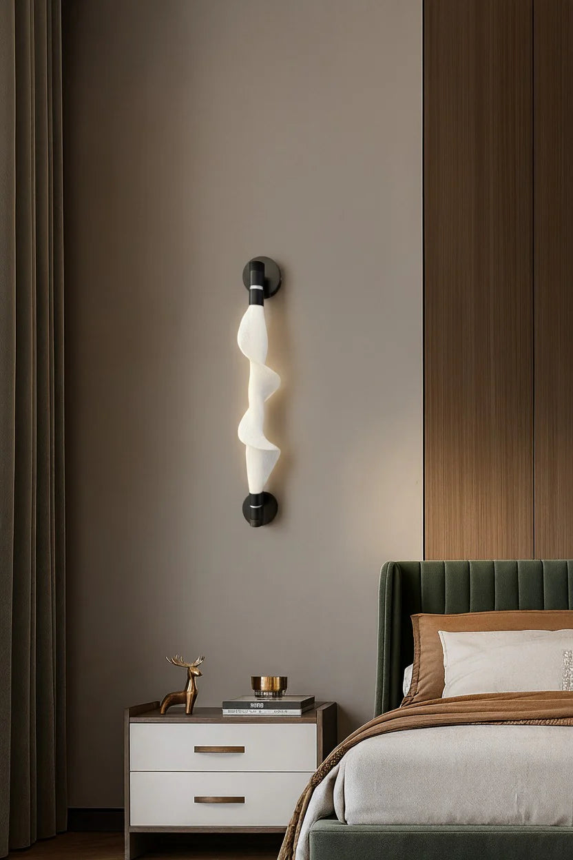 Modern Wall Light Helical Design, Indoor Lighting