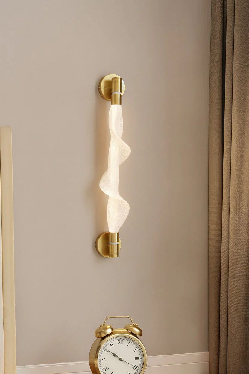 Modern Wall Light Helical Design, Indoor Lighting
