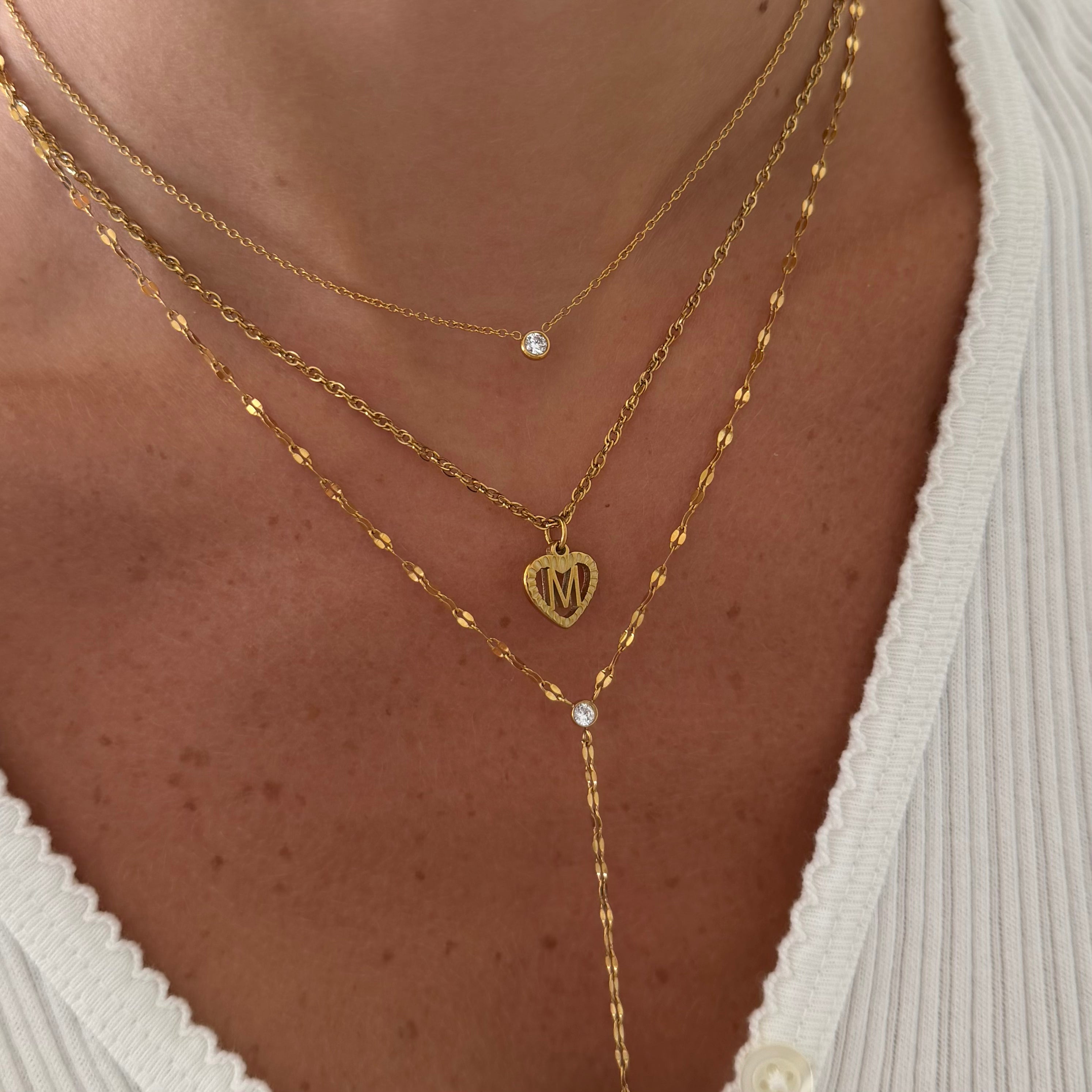 Gemstone Pendant Lariat Necklace with Adjustable Length and Celestial Design
