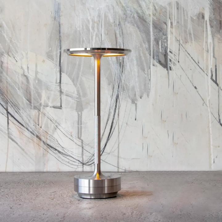 Touch Control Desk Lamp with Four Brightness Levels and Metal Construction, IP66 Rated