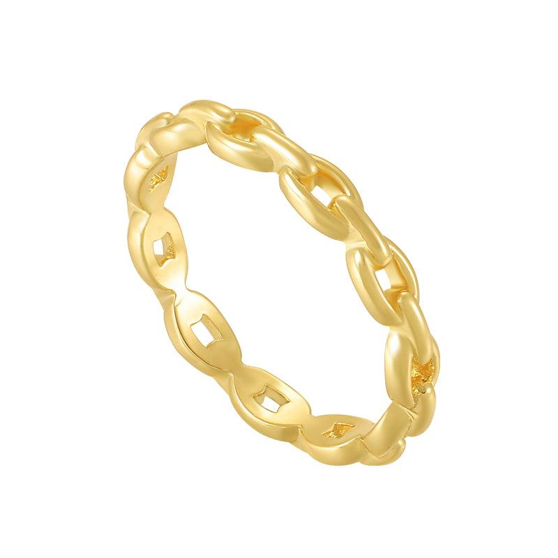 Interlocking Chain Link Ring