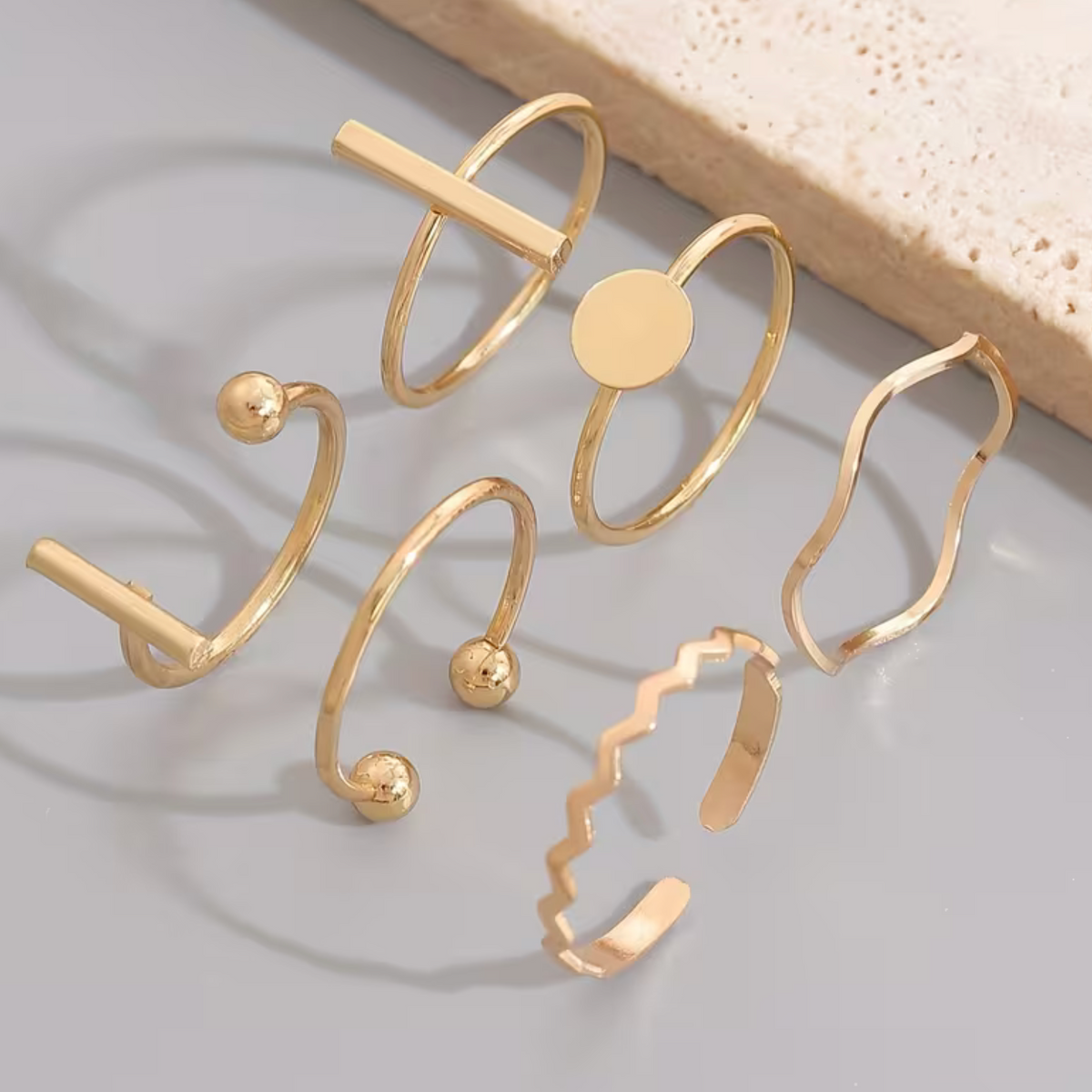 Women's Ring Set with Coordinating Pieces for Everyday Wear