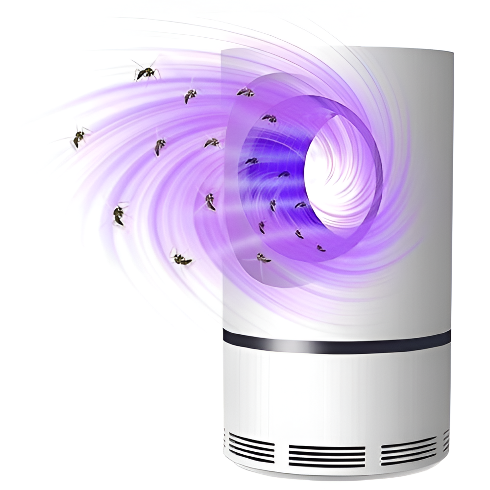 UV Mosquito and Fly Trap with Vortex Airflow and Silent Operation