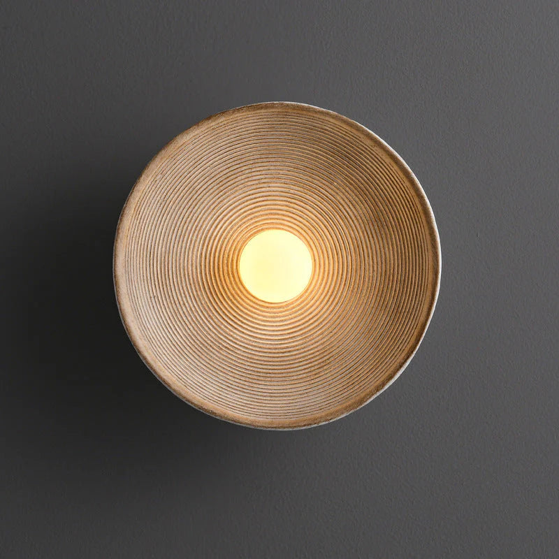 Minimalist Wall Lamp Natural Wood Style, Indoor Lighting