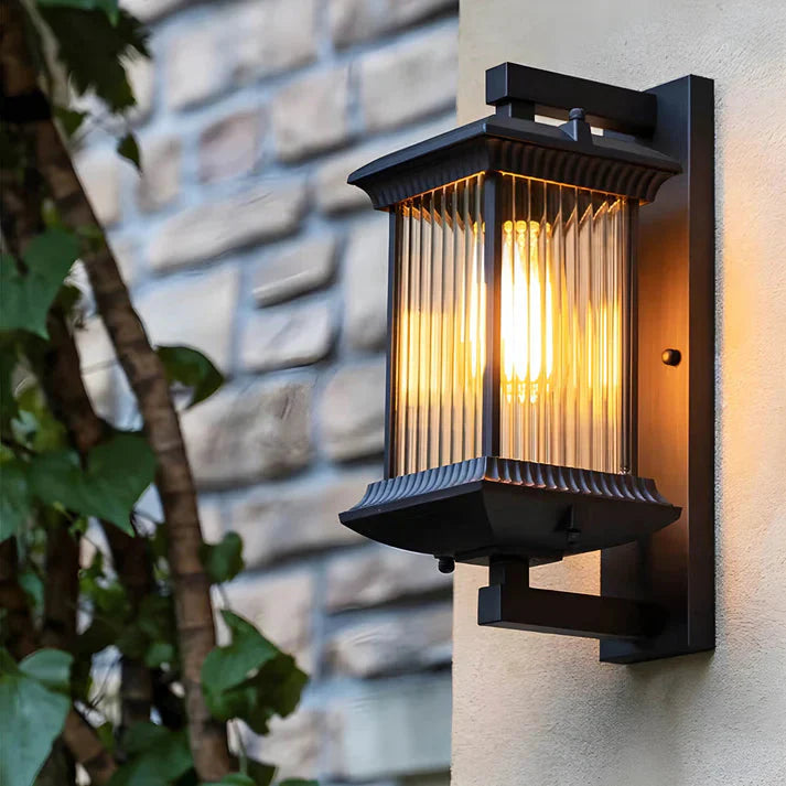 Outdoor Wall Light Antique Style, Lantern Design, Entrance Lighting