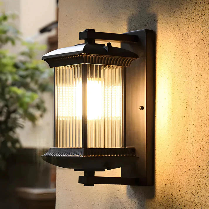 Outdoor Wall Light Antique Style, Lantern Design, Entrance Lighting