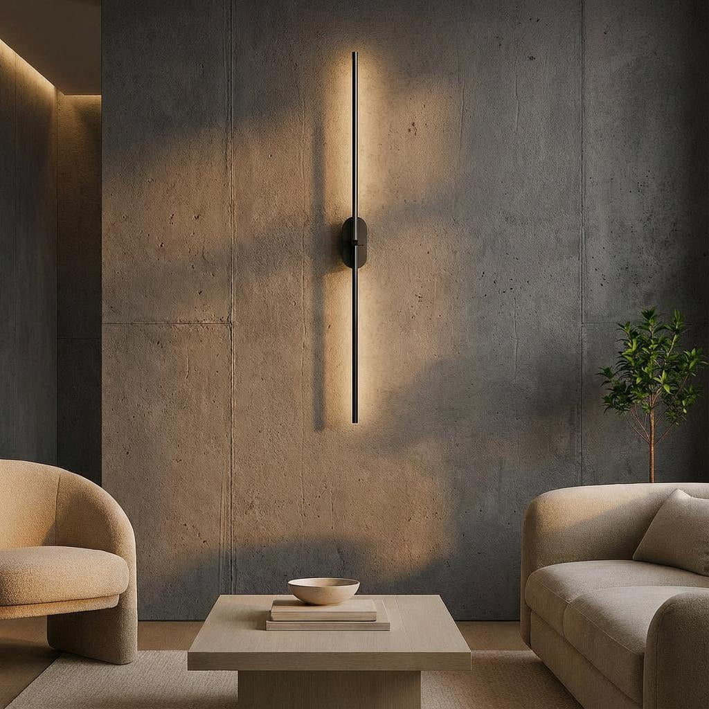 Slim Wall Light Vertical Design, Ambient Wall Lighting