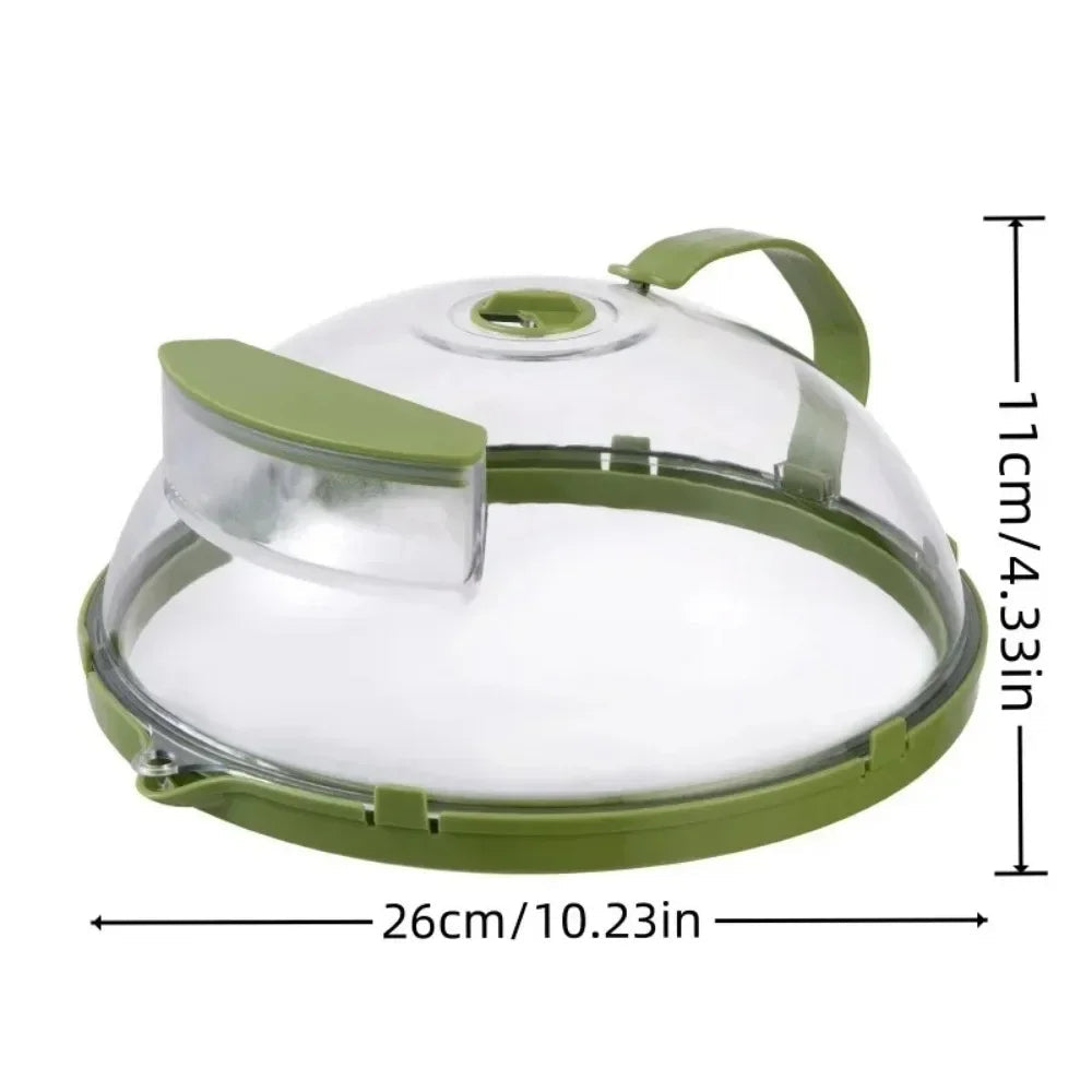 Microwave Splatter Guard with Adjustable Steam Vent, 10-Inch