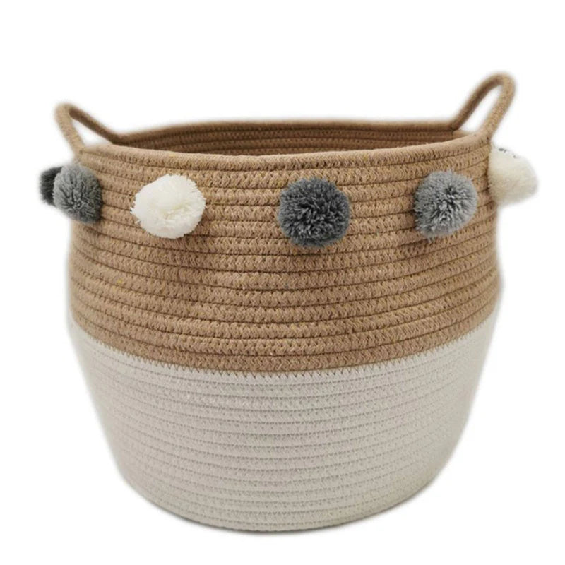 Handmade Basket 26cm Height, Bathroom Storage