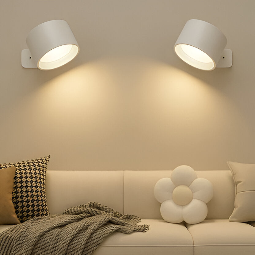 Directional Wall Light with Magnetic Ball Joint and Three Color Modes