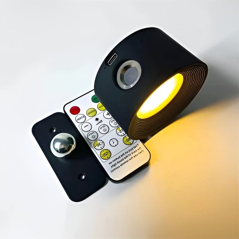 Directional Wall Light with Magnetic Ball Joint and Three Color Modes