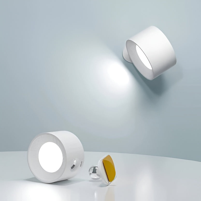 Directional Wall Light with Magnetic Ball Joint and Three Color Modes