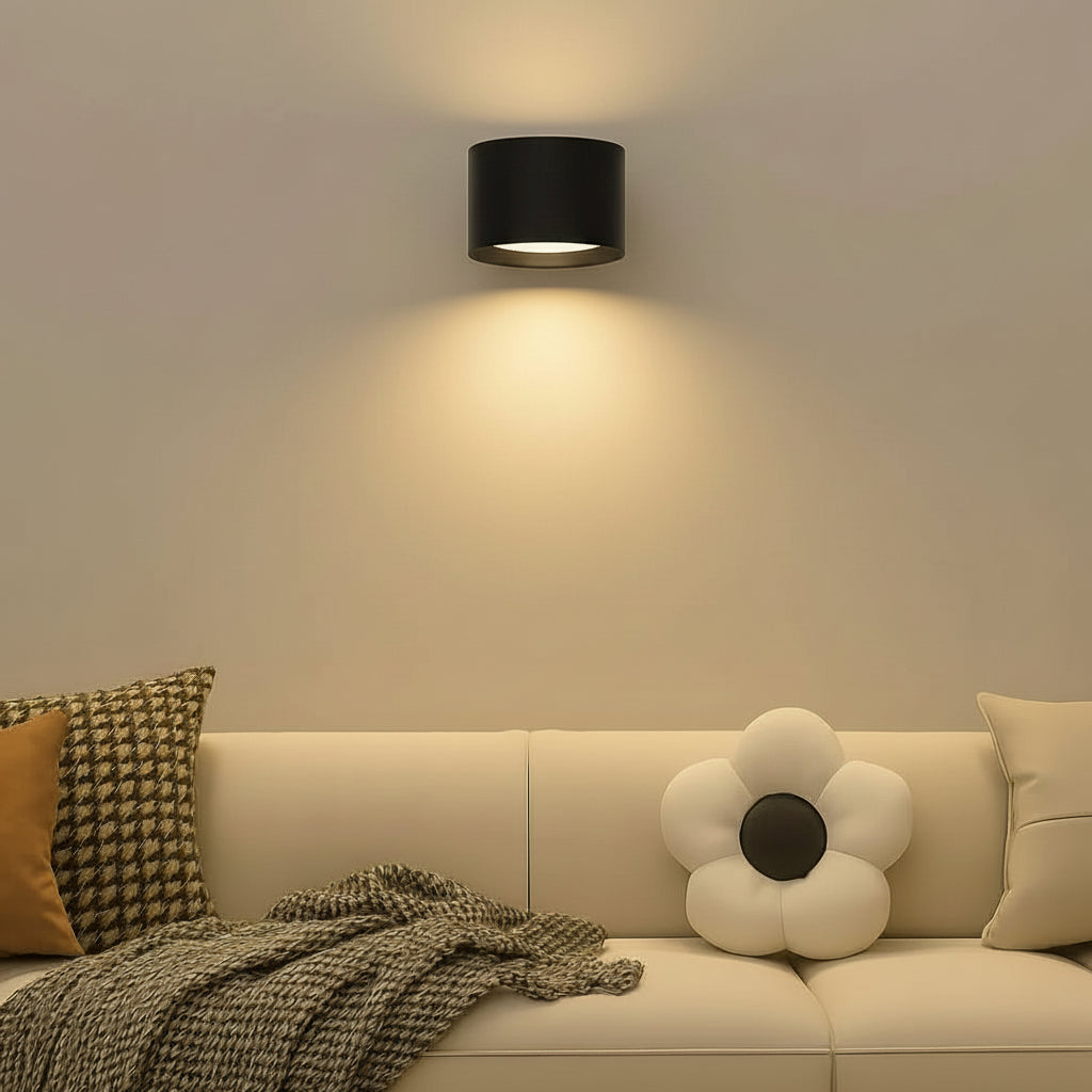 Directional Wall Light with Magnetic Ball Joint and Three Color Modes