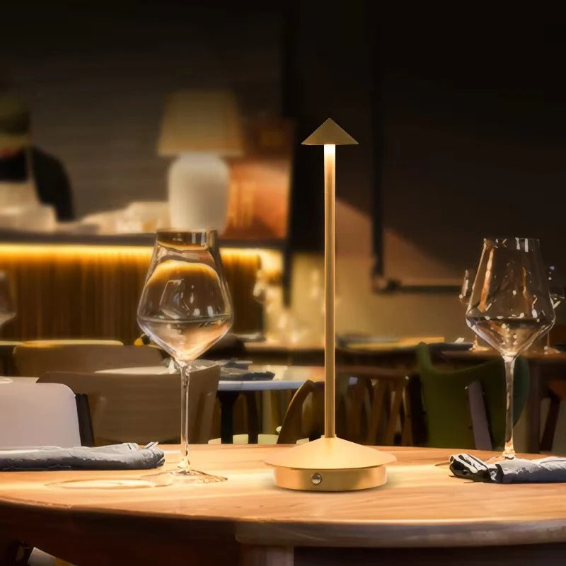 Touch Control LED Desk Lamp with Three Color Temperatures and Rechargeable Battery