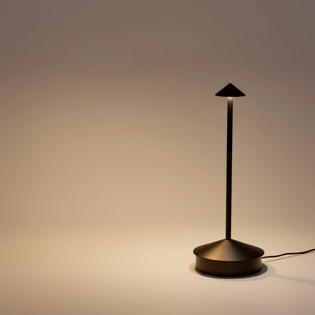 Touch Control LED Desk Lamp with Three Color Temperatures and Rechargeable Battery