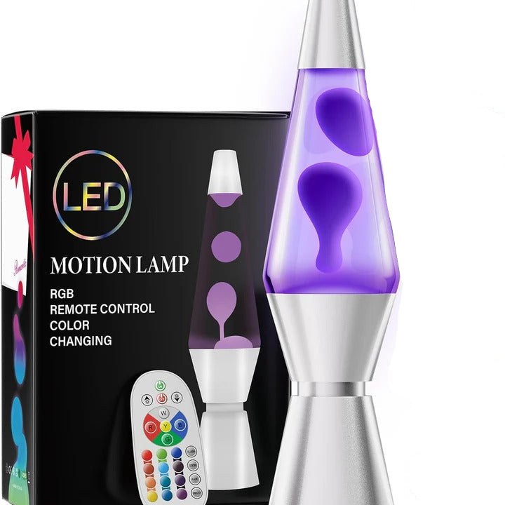 Color Changing Lava Lamp with LED Motion and Remote Control