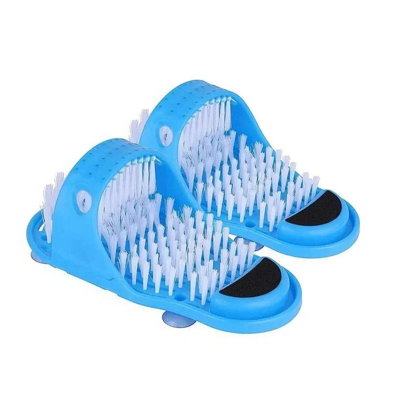 Shower Foot Scrubber with Non-Slip Base and Full-Foot Bristle Coverage