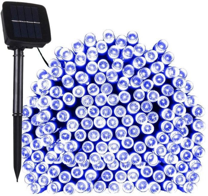 Solar-Powered LED Fairy Lights with 100 LEDs and Automatic Light Sensor, 17-Meter Strand