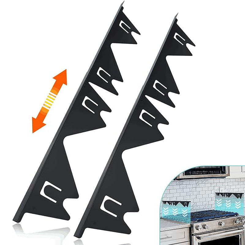 Adjustable Stainless Steel Stove Gap Cover with Telescoping Design, Dishwasher Safe