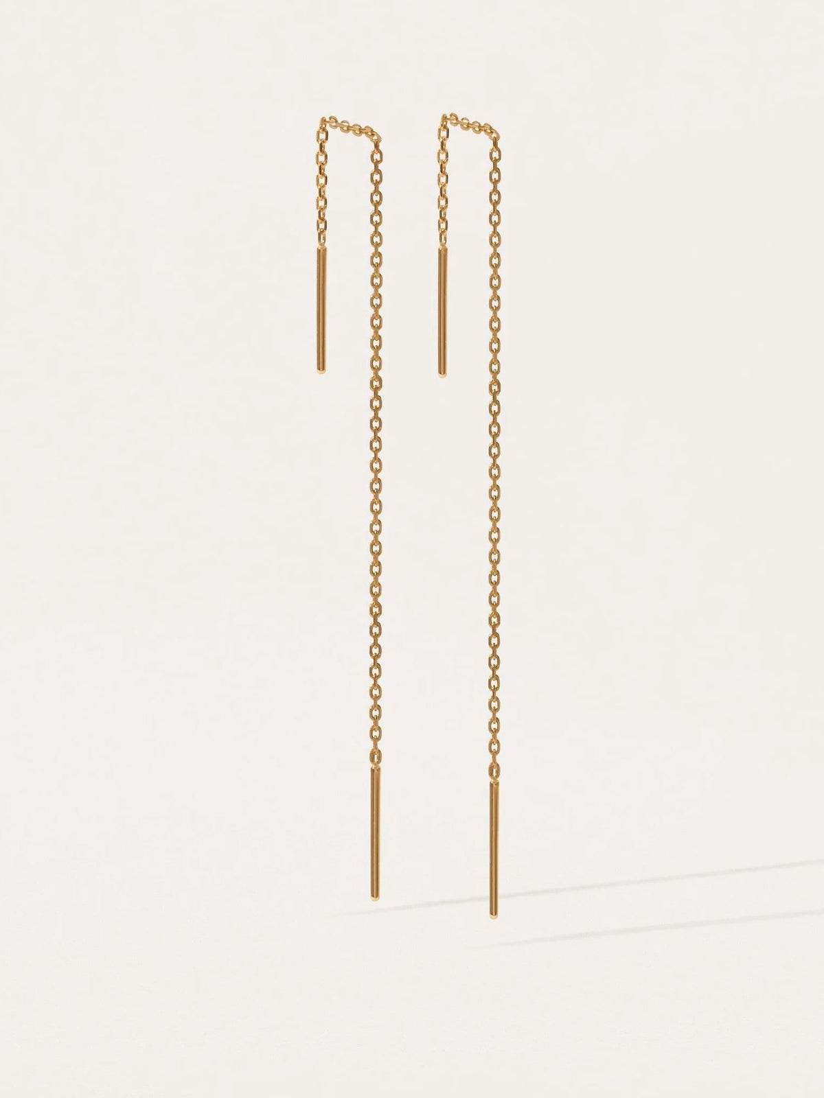 Marjin Ear Thread Earrings - 18K Rose Gold Plated9 cmAesthetic JewelryBackUpItemsLunai Jewelry
