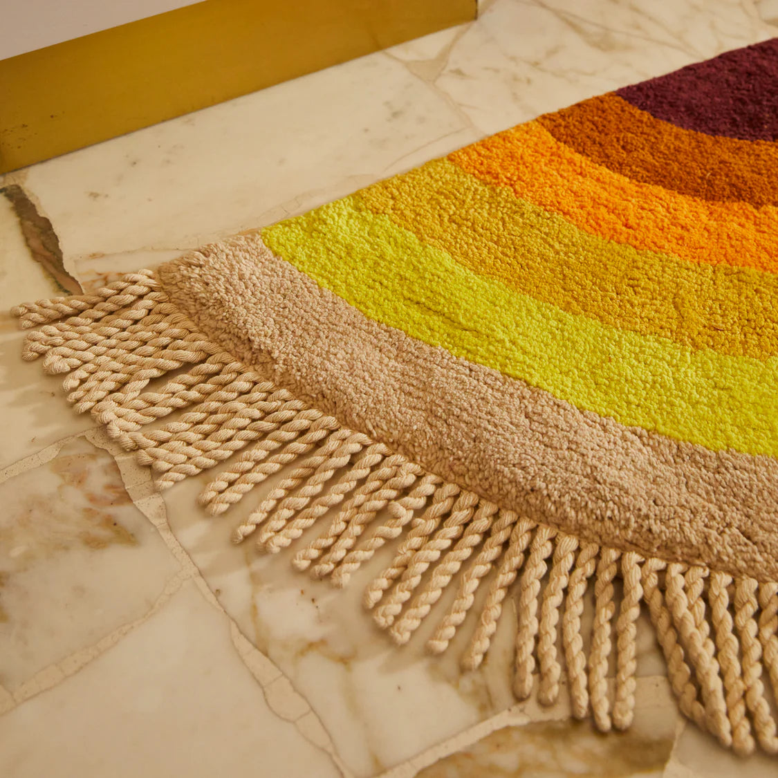 Plush Cotton Bath Mat, Soft Absorbent Design, Bathroom Floor