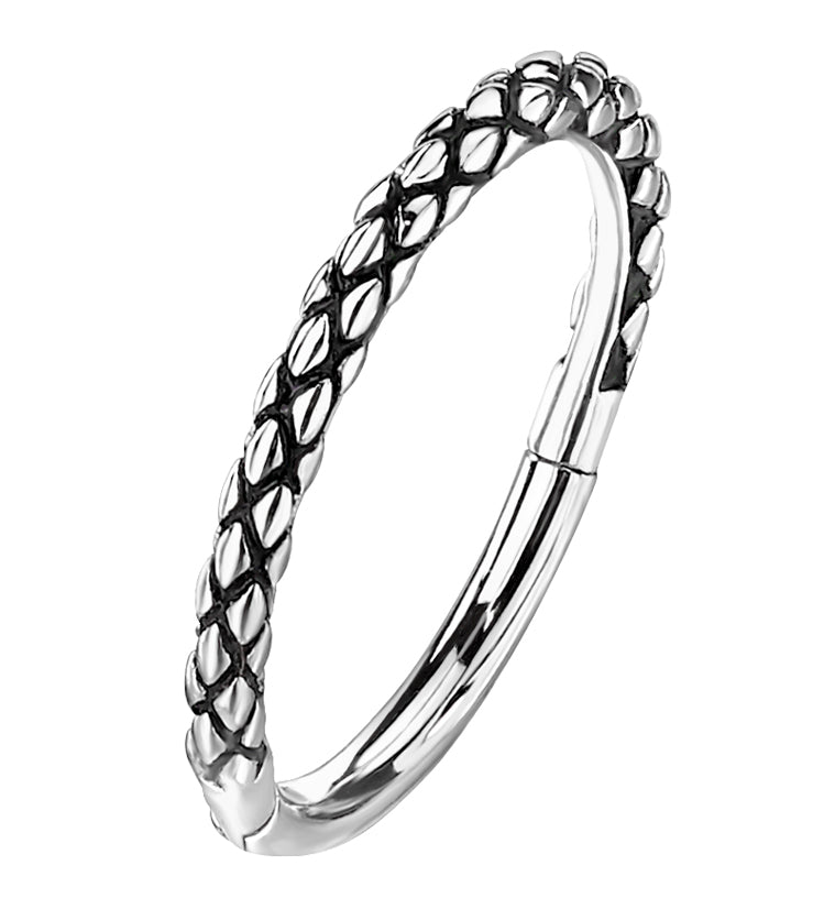 Scales Hinged Segment Ring by Urban Body Jewelry