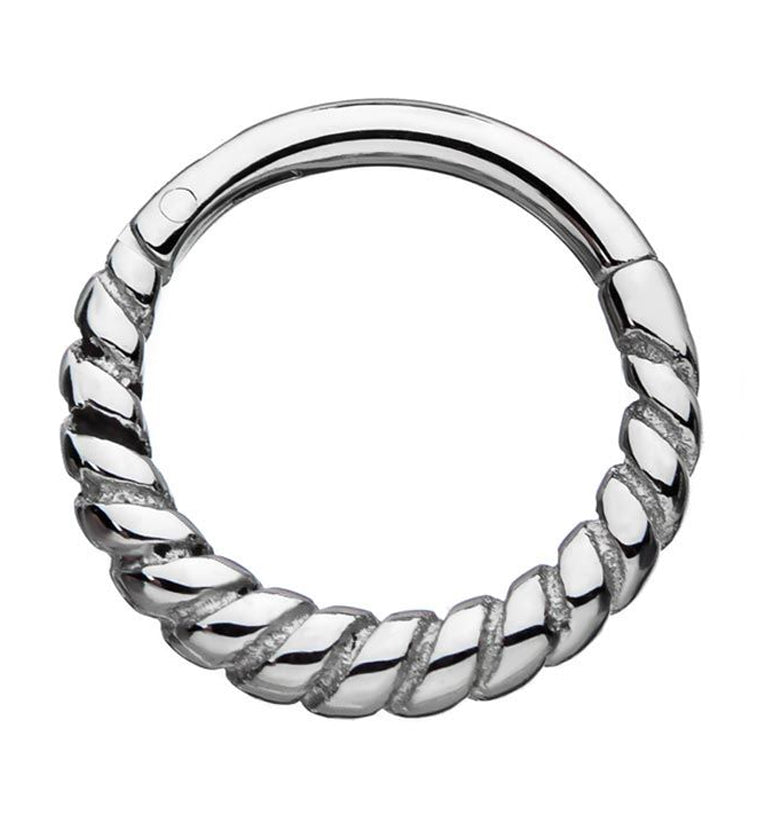 Twine Hinged Segment Ring by Urban Body Jewelry