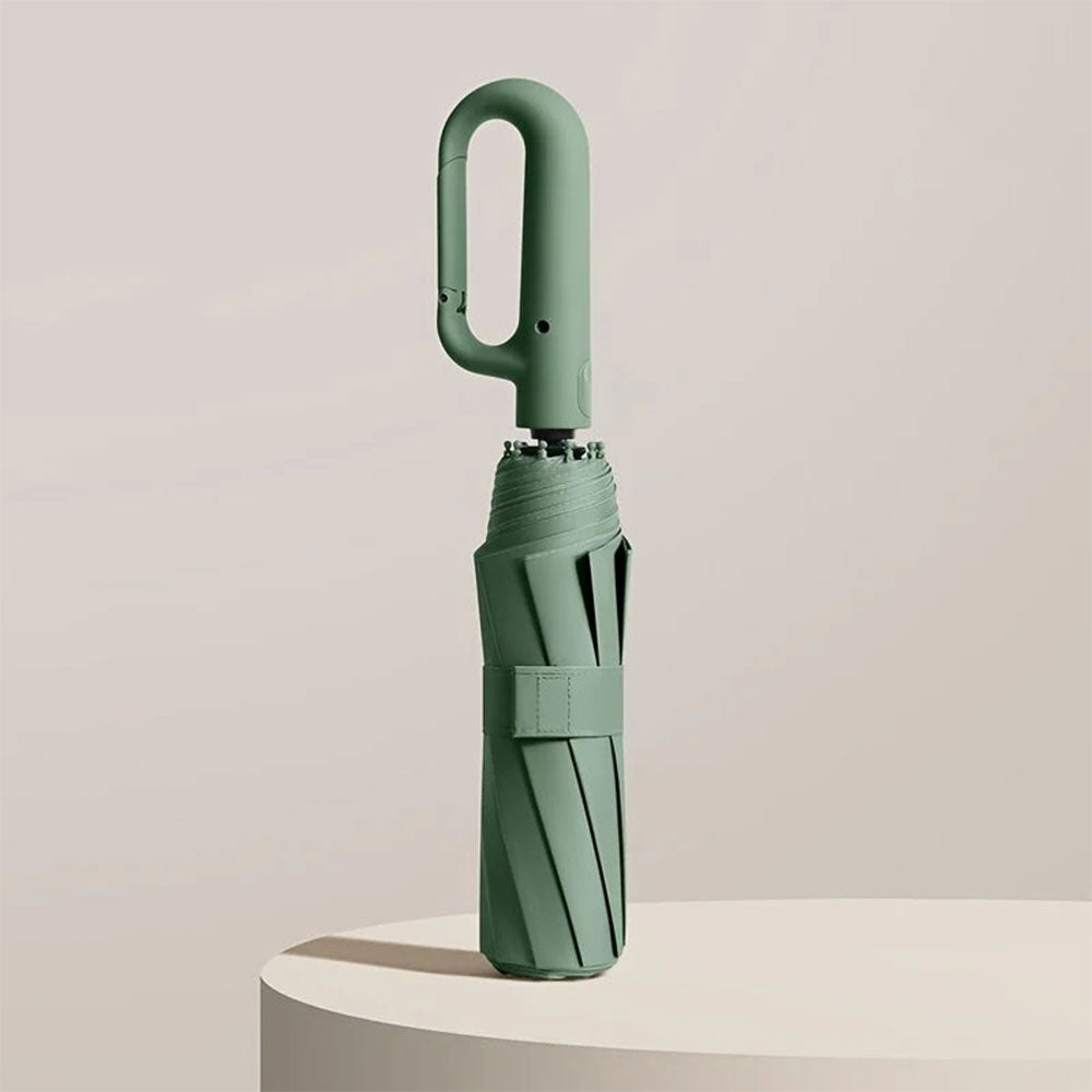 Automatic Umbrella with Reinforced Frame and UPF50+ Protection, Compact Folding Design