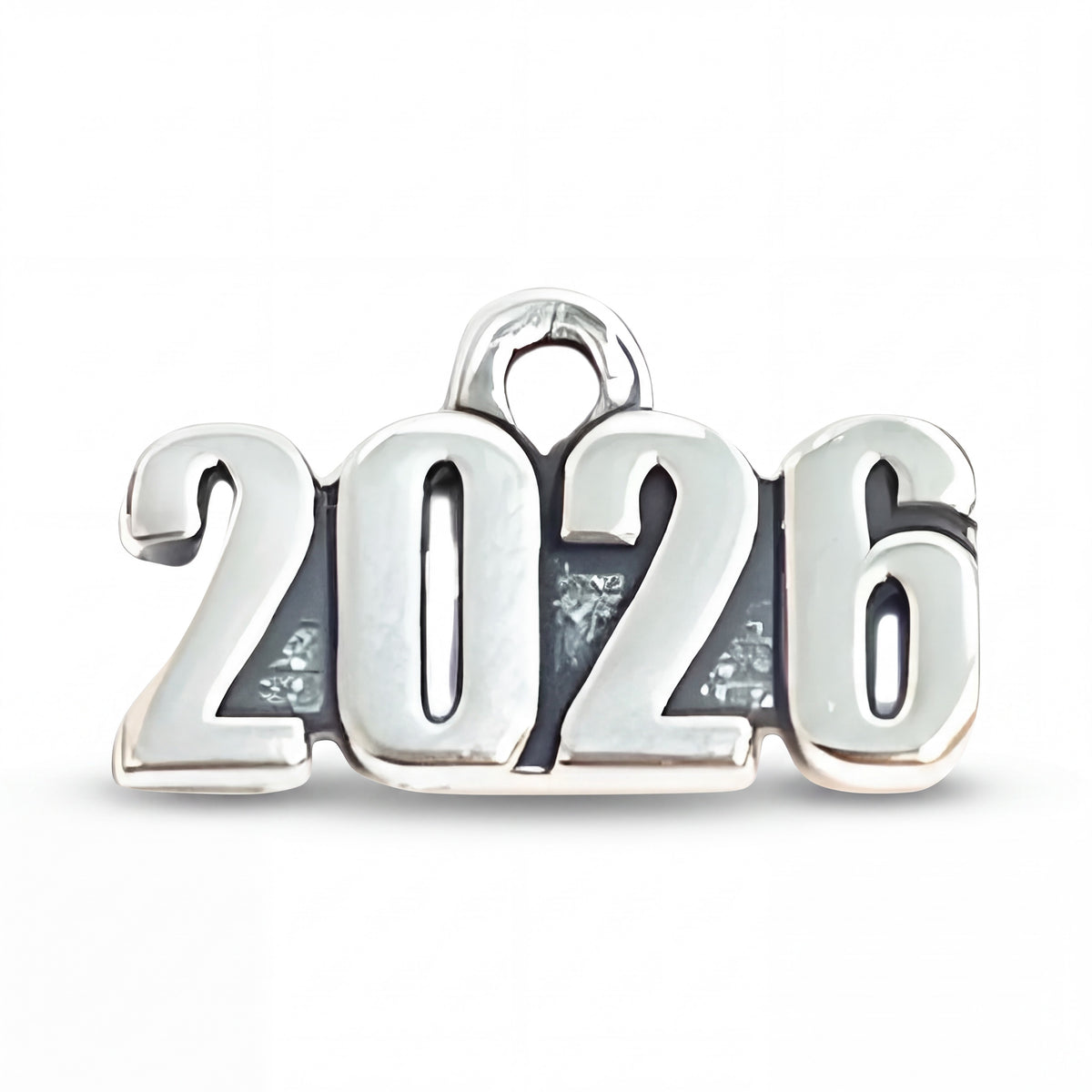 Sterling Silver 2026 Year Charm for Bracelets and Necklaces