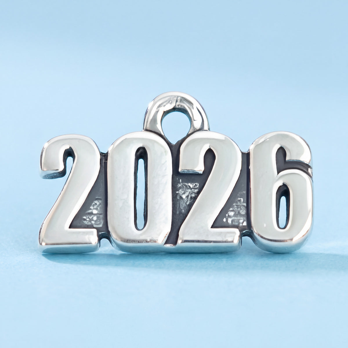 Sterling Silver 2026 Year Charm for Bracelets and Necklaces