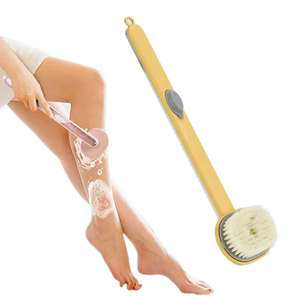 Back Scrubber Brush with Soap Dispenser and Extended Handle