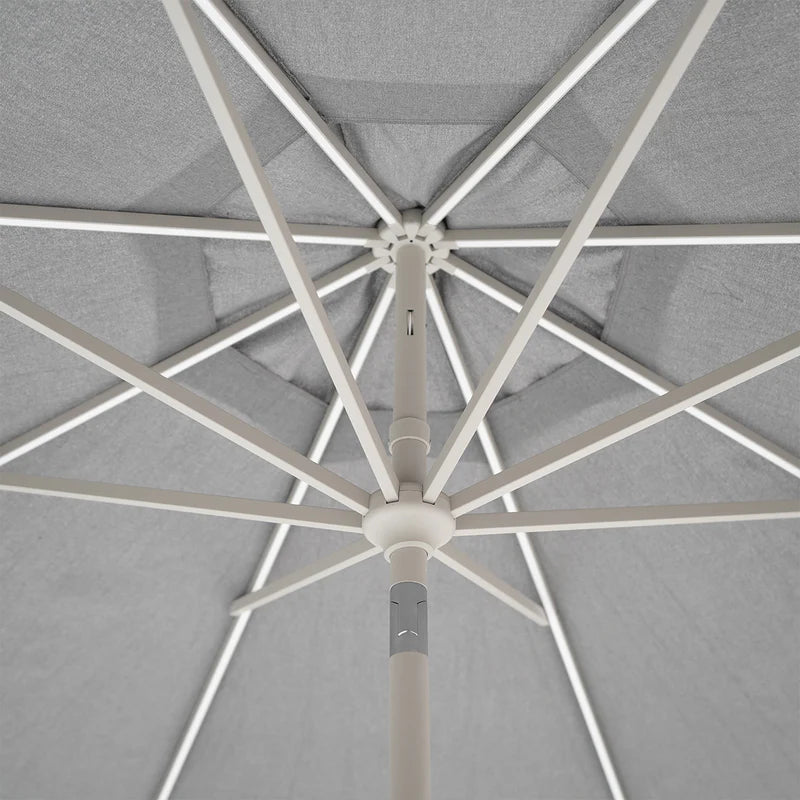 Outdoor Umbrella 114.96" Round, Crank Lift & Tilt, Patio Shade