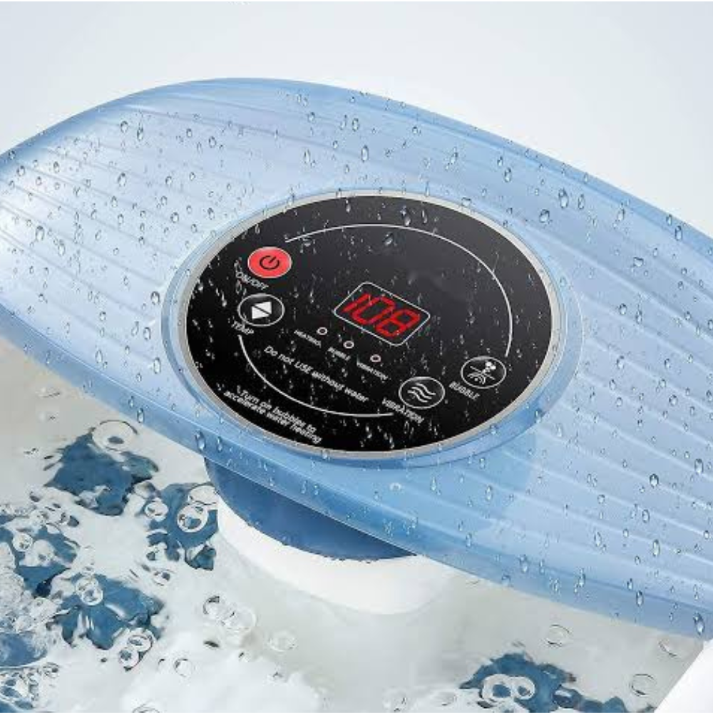 Foot Bath with Heat Therapy and Bubble Massage, Vibration Rollers