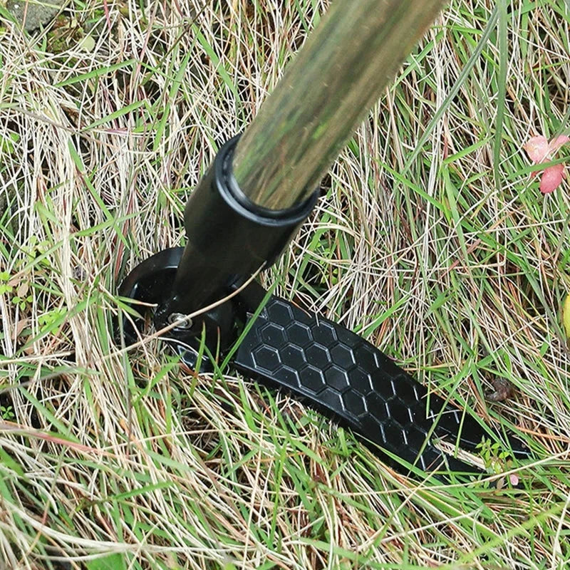 Standing Weed Puller with Foot Pedal Operation and Detachable Handle