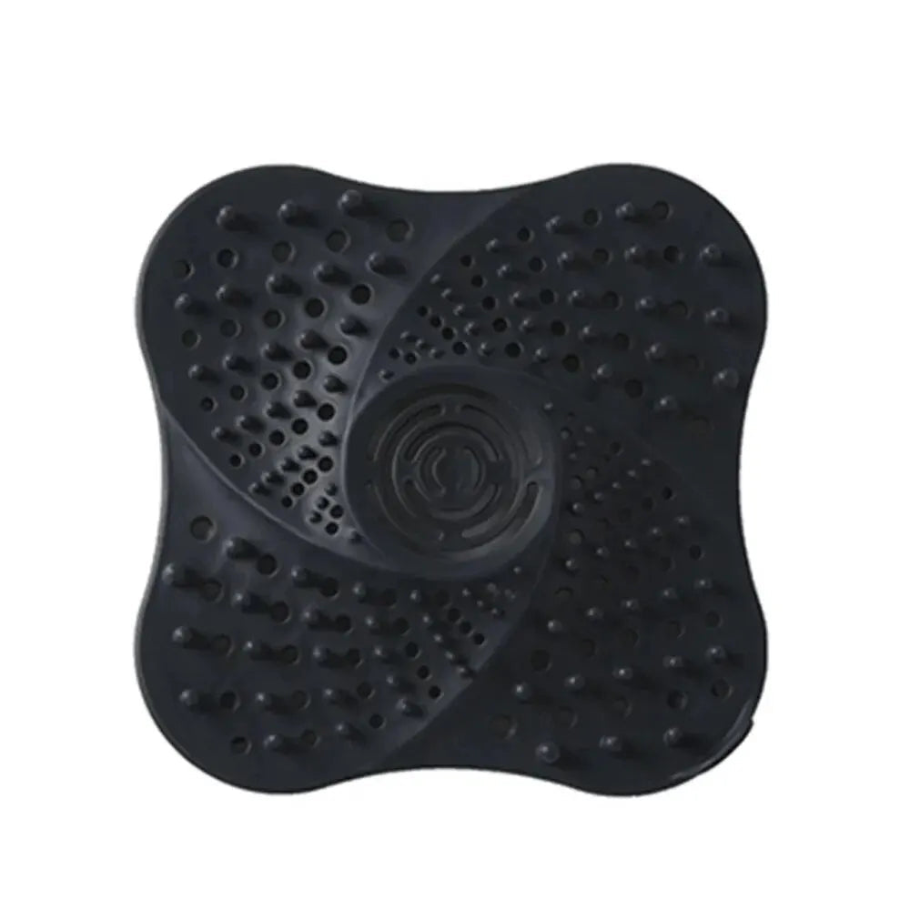 Spiral Drain Hair Catcher with TPR Rubber and Suction Cup Attachment