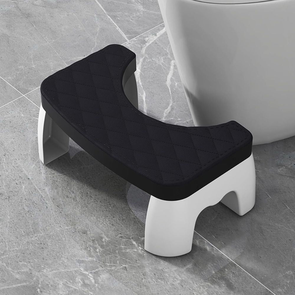 Toilet Posture Stool with Anti-Slip Grip and Adjustable Height