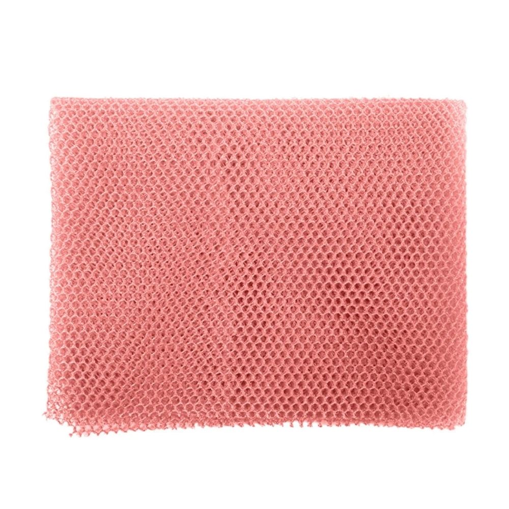 Stretchable Exfoliating Net Sponge with Nylon Mesh and Extended Length for Full Body Scrubbing